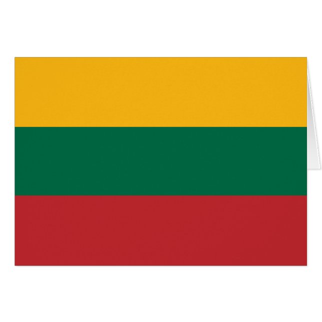 Bandera de Lituania (Anverso (Horizontal))