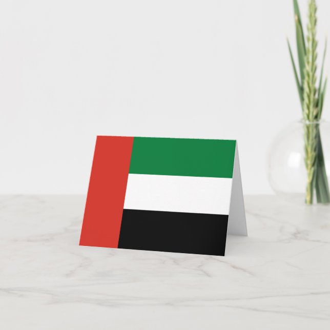 Bandera de los Emiratos Árabes Unidos (Anverso)