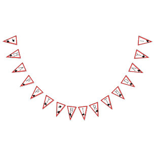 Bandera de los pájaros del feliz cumpleaños