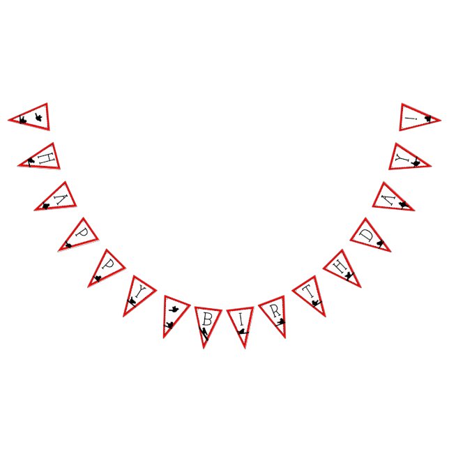 Bandera de los pájaros del feliz cumpleaños (Todo)