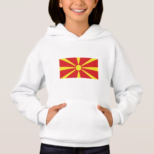 Bandera de Macedonia del Norte (Anverso)
