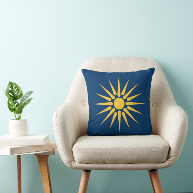 Bandera de Macedonia en Almohada MoJo (Silla)