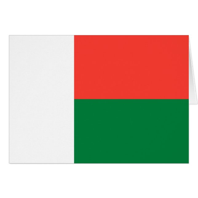 Bandera de Madagascar (Anverso (Horizontal))