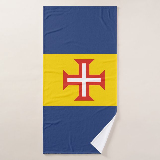 Bandera de Madeira símbolo de la provincia de Port (Toalla de baño)