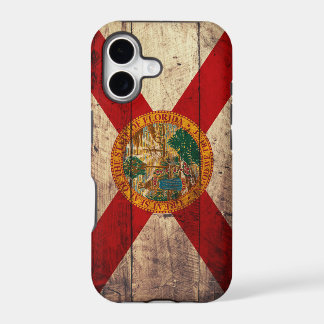 Bandera de madera vieja de la Florida;