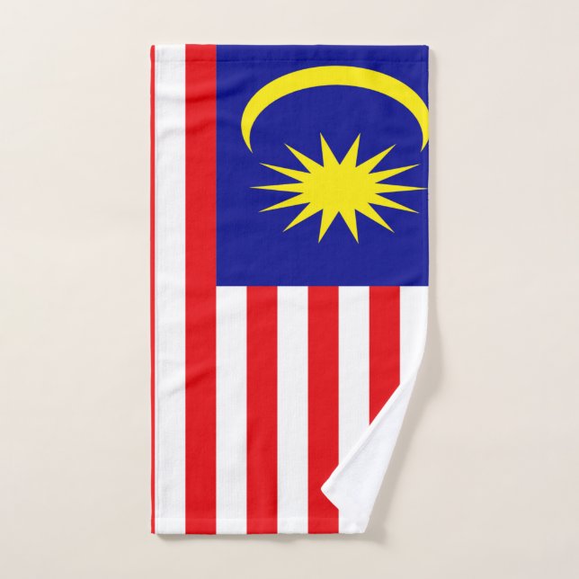 Bandera de Malasia (Toalla de mano)