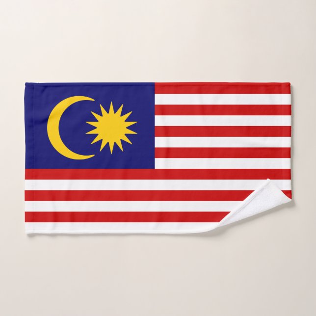 Bandera de Malasia (Toalla de mano)