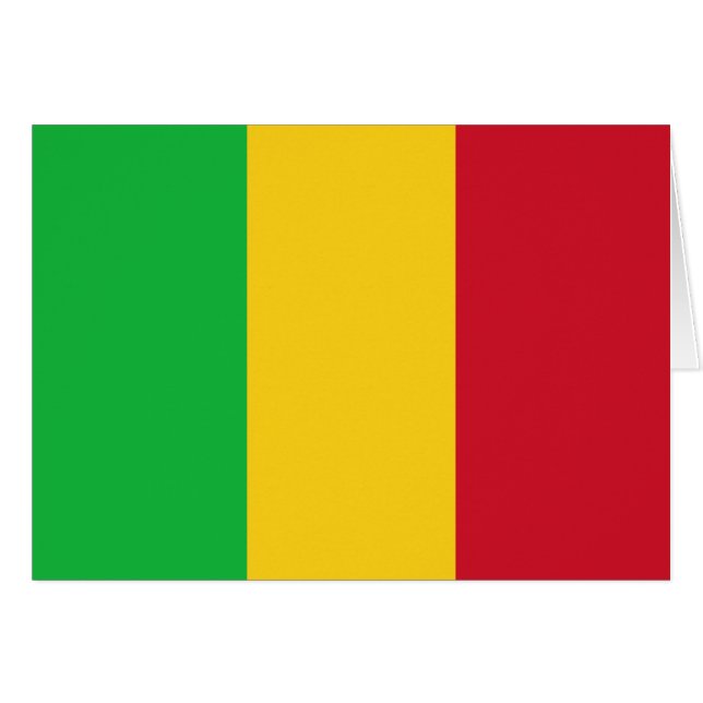Bandera de Mali (Anverso (Horizontal))