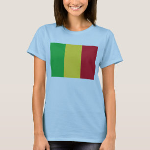 Bandera de Mali x Mapa camiseta