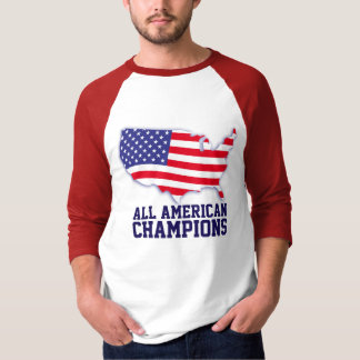 Bandera de mapa de Estados Unidos camiseta de All