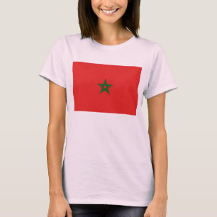 Bandera de Marruecos x Mapa camiseta