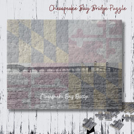 Bandera de Maryland y rompecabezas del puente de l
