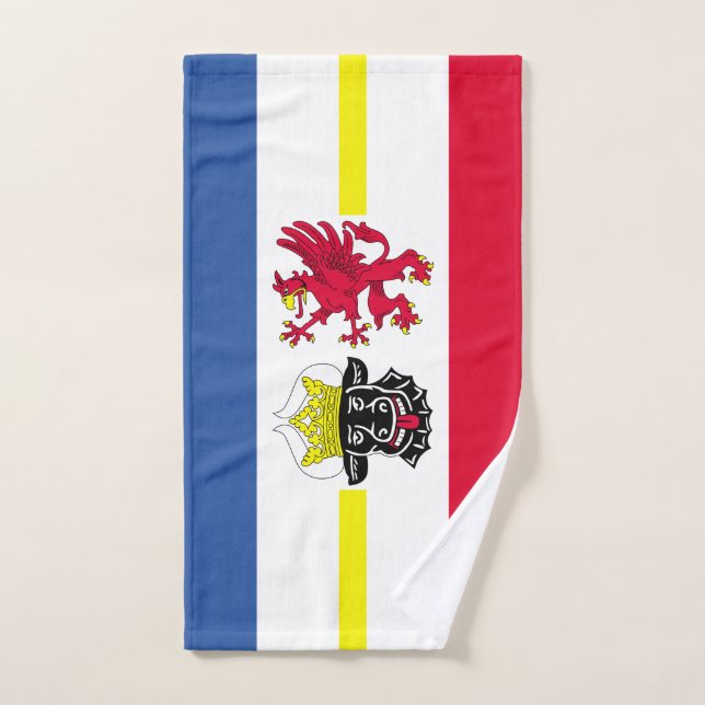Bandera de Mecklemburgo-Pomerania Occidental Toall (Toalla de mano)