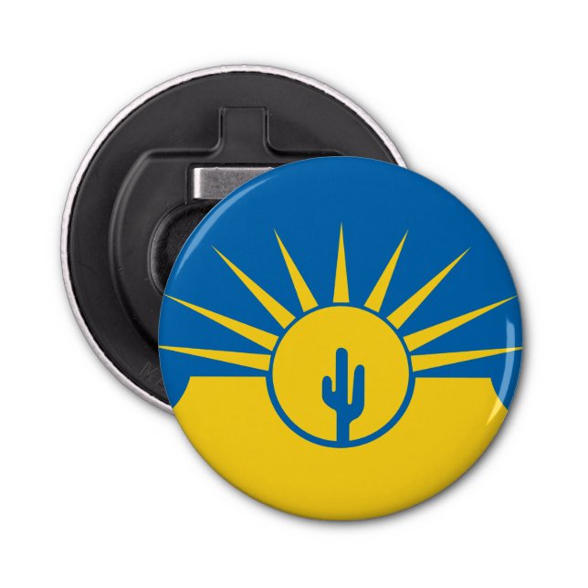 Bandera de Mesa, abridor de botellas de Arizona (Anverso)