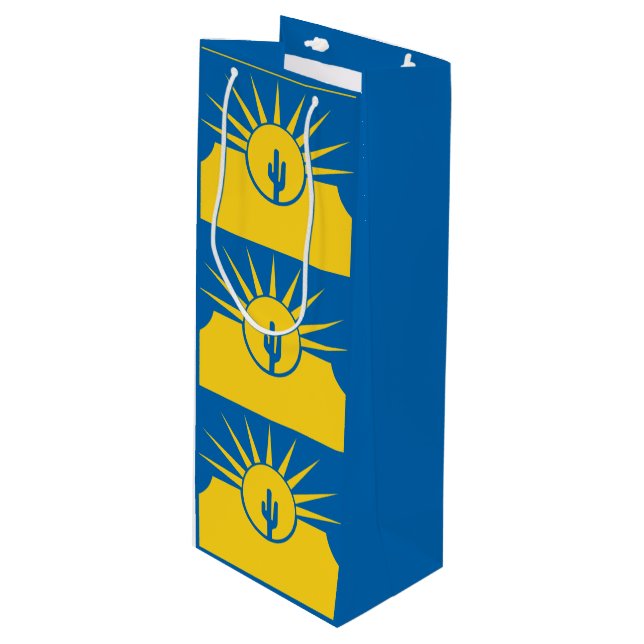 Bandera de Mesa, Bolsa de Regalo de Vino de Arizon (Angulo Anverso)