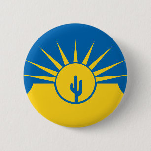 Bandera de Mesa, botón Pinback de Arizona