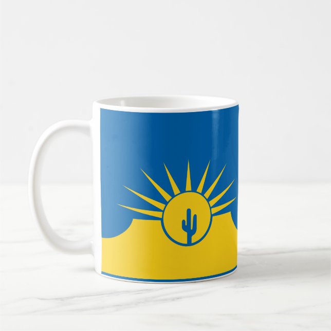 Bandera de Mesa, taza de café de Arizona (Izquierda)