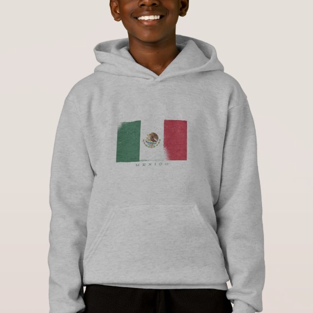 Bandera de México estilo grunge (Anverso)