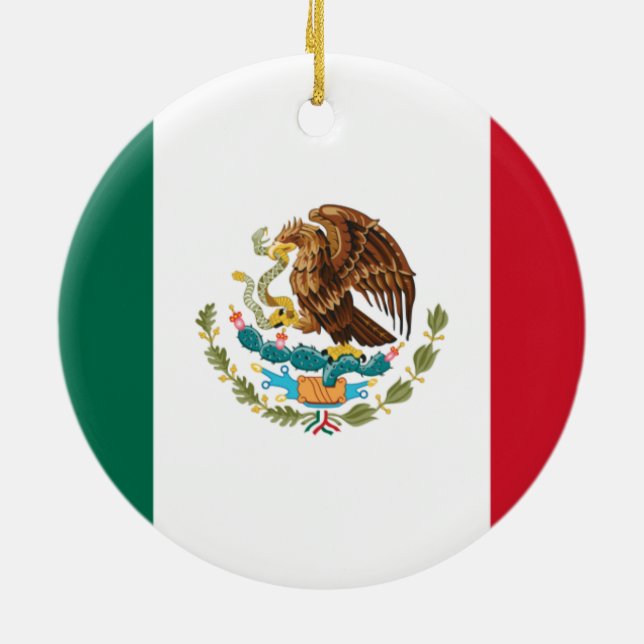 Bandera de México Ornamento (Atrás)