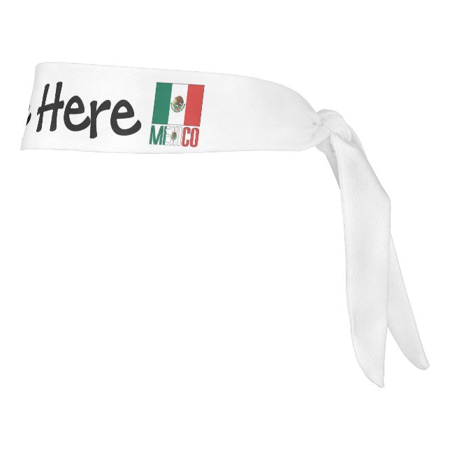 Bandera de México y México con tu nombre (Girar 90)