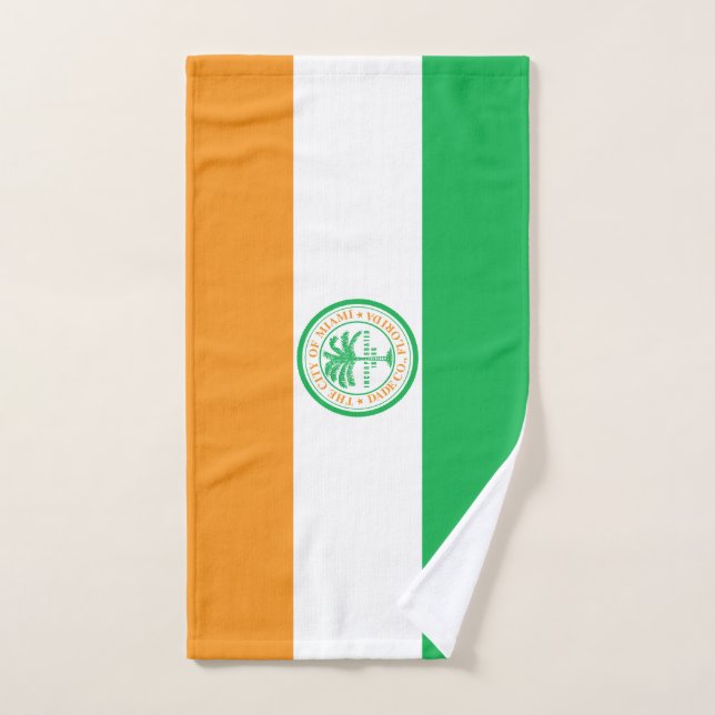 Bandera de Miami, toalla de mano de Florida (Toalla de mano)