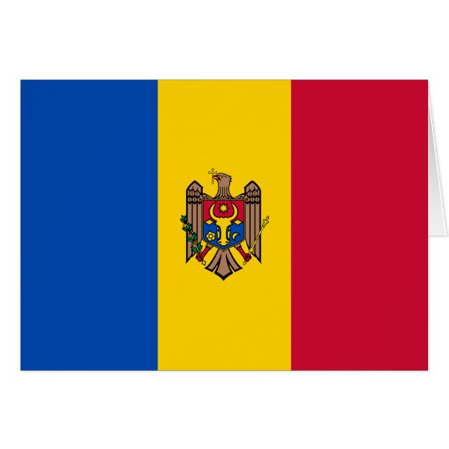 Bandera de Moldavia (Anverso (Horizontal))