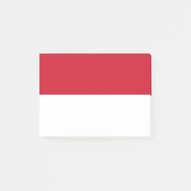 Bandera de Mónaco Notas Post-it® (Anverso)