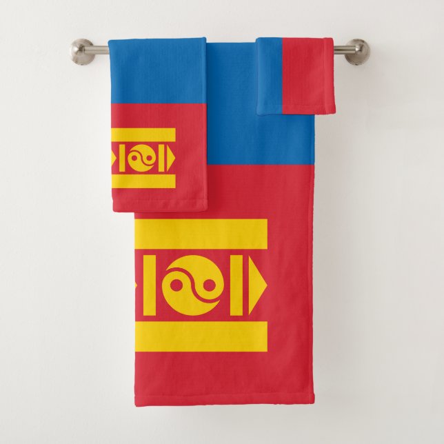 Bandera de Mongolia (In situ)