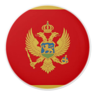 Bandera de Montenegro, pomo de cerámica