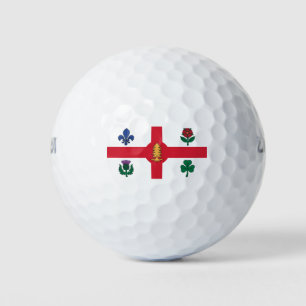 Bandera de Montreal, bolas de golf de Quebec