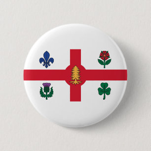 Bandera de Montreal, botón Quebec