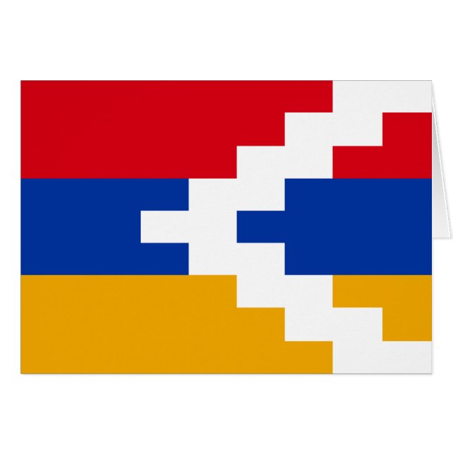 Bandera de Nagorno Karabaj (Anverso (Horizontal))