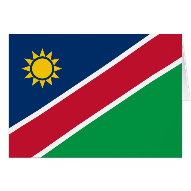 Bandera de Namibia (Anverso (Horizontal))