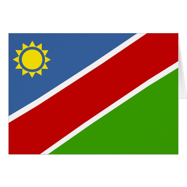 Bandera de Namibia (Anverso (Horizontal))