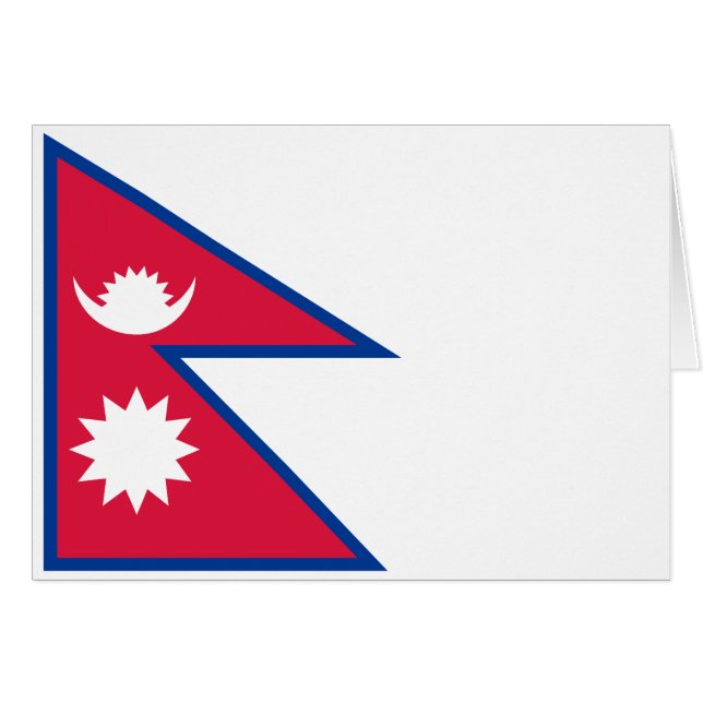 Bandera de Nepal (Anverso (Horizontal))