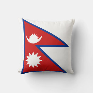 Bandera de Nepal x Almohada de bandera