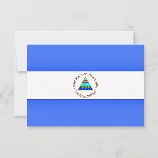 Bandera de Nicaragua (Anverso)
