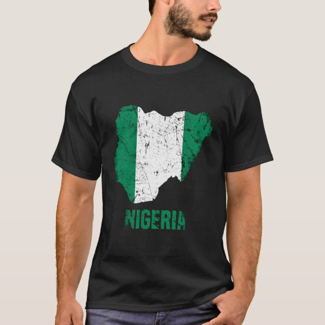 Bandera De Nigeria Bandera Nigeriana Camisa De Nig (Anverso)