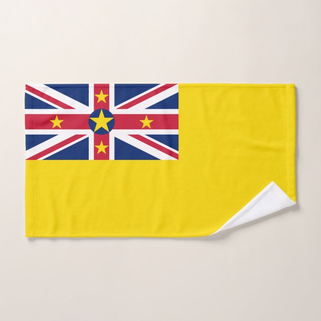 Bandera de Niue (Toalla de mano)