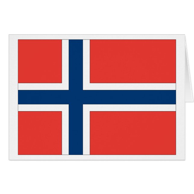 Bandera de Noruega (Anverso (Horizontal))