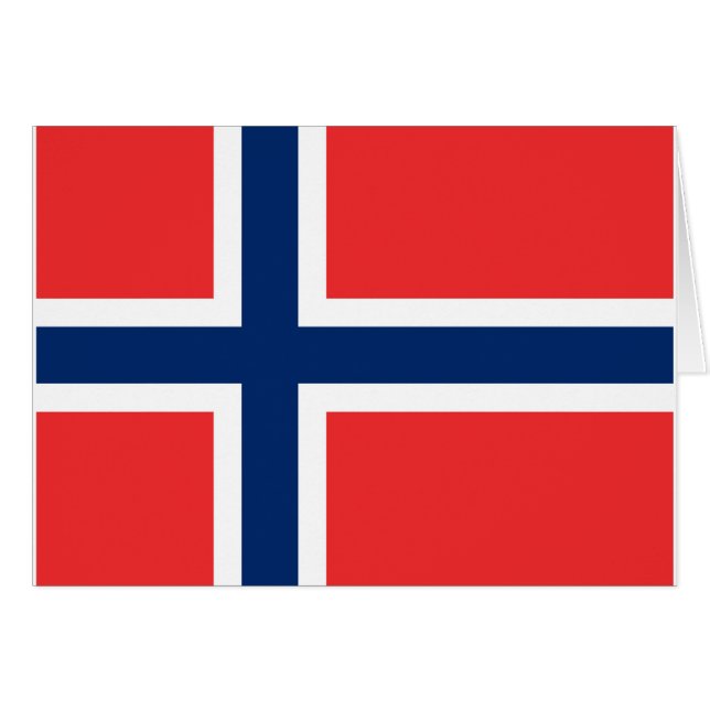 Bandera de Noruega (Anverso (Horizontal))