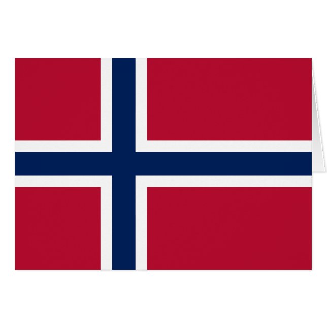 Bandera de Noruega (Anverso (Horizontal))