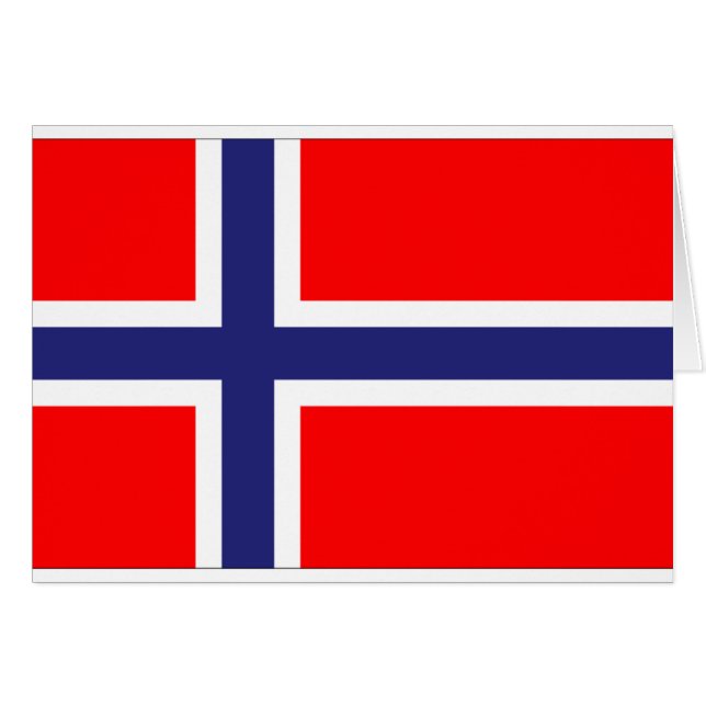 Bandera de Noruega (Anverso (Horizontal))