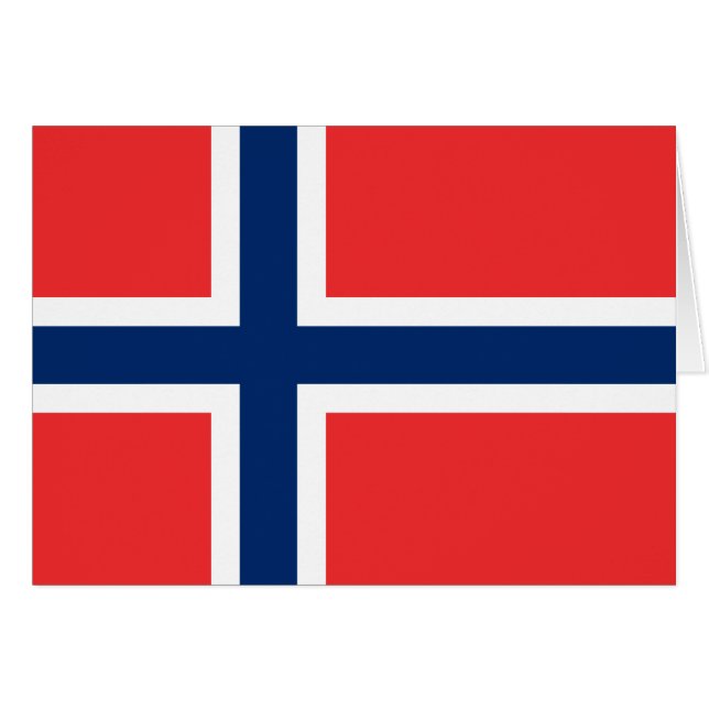 Bandera de Noruega (Anverso (Horizontal))