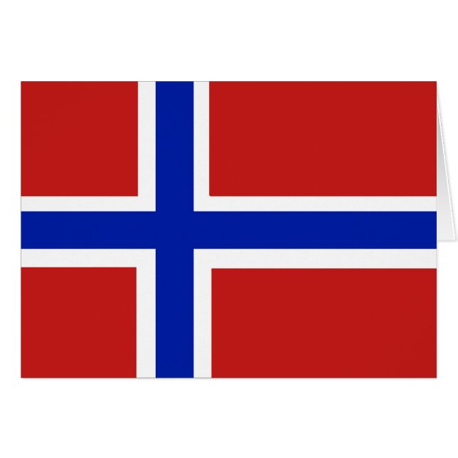Bandera de Noruega Escandinavia (Anverso (Horizontal))