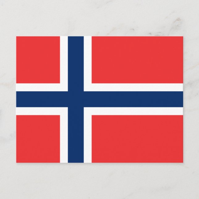 Bandera de Noruega postal (Anverso)