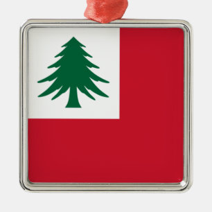 Bandera de Nueva Inglaterra Ornamento cerámico