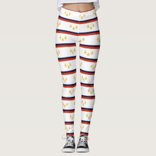 Bandera de Nueva Orleans, leggings de Luisiana