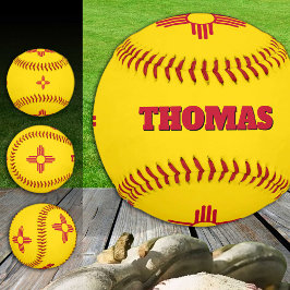 Bandera de Nuevo México, bolas de Monograma / Béis