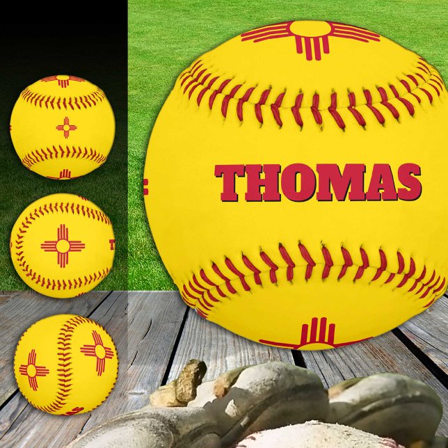 Bandera de Nuevo México, bolas de Monograma / Béis (Subido por el creador)